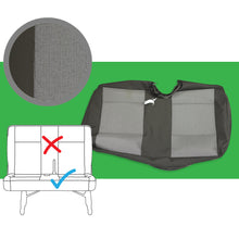 Load image into Gallery viewer, VW Transporter T6 & T5.1 OEM genuine original Austin Titanium Black Front & Rear Seat Covers replacements for seat re-trims repairs