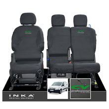 Load image into Gallery viewer, Citroen Berlingo MK2 Front Inka Fully Tailored Waterproof Seat Covers Black MY08-17