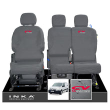 Load image into Gallery viewer, Citroen Berlingo MK2 Front Inka Fully Tailored Waterproof Seat Covers Grey MY08-17