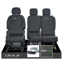 Load image into Gallery viewer, Citroen Berlingo MK2 Front Inka Fully Tailored Waterproof Seat Covers Black MY08-17