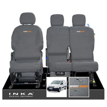 Load image into Gallery viewer, Citroen Berlingo MK2 Front Inka Fully Tailored Waterproof Seat Covers Grey MY08-17