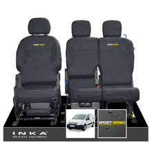 Load image into Gallery viewer, Citroen Berlingo MK2 Front Inka Fully Tailored Waterproof Seat Covers Black MY08-17