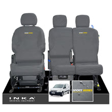 Load image into Gallery viewer, Citroen Berlingo MK2 Front Inka Fully Tailored Waterproof Seat Covers Grey MY08-17