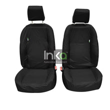 Load image into Gallery viewer, Land Rover Discovery Sport L550 3rd Row Jump Seats Rear Tailored Waterproof Seat Covers Black MY2014 onwards ( 7 Seater Variant)