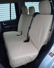 Load image into Gallery viewer, Range Rover SPORT Canvas 2nd Row 60/40 with Armrest INKA Tailored Waterproof Seat Covers SAND MY-2005-2013
