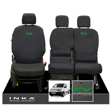 Load image into Gallery viewer, Fiat Doblo INKA Front 1+2 Tailored Waterproof Seat Covers Black MY-2022 Onwards