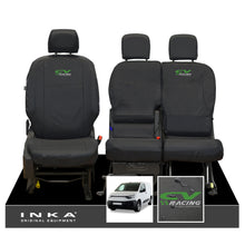 Load image into Gallery viewer, Fiat Doblo INKA Front 1+2 Tailored Waterproof Seat Covers Black MY-2022 Onwards