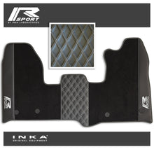 Load image into Gallery viewer, Ford Transit Custom INKA R-Sport Bentley Leatherette Front Tailored Carpet Mat Black MY12-23