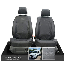 Load image into Gallery viewer, Ford Transit Connect MK3 Front 1+1 INKA Tailored Waterproof Seat Covers Set Grey MY2024 Onwards