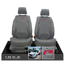 Load image into Gallery viewer, Ford Transit Connect MK3 Front 1+1 INKA Tailored Waterproof Seat Covers Set Grey MY2024 Onwards