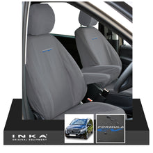 Load image into Gallery viewer, W447 Mercedes Benz Vito V-Class INKA Front 1+1 Tailored Waterproof Seat Covers Grey MY-15-20