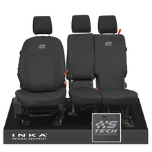 Load image into Gallery viewer, Ford Transit Connect INKA Front Set 1+2 Tailored Waterproof Seat Covers Black MY13-24
