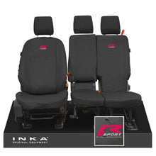 Load image into Gallery viewer, Ford Transit Connect INKA Front Set 1+2 Tailored Waterproof Seat Covers Black MY13-24