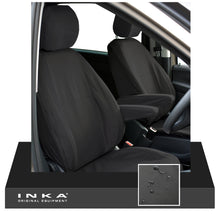 Load image into Gallery viewer, New Model Land Rover Defender L663 MY20 onwards Front Pair INKA Waterproof Seat Covers FITS-90, 110 & 130 Derivatives