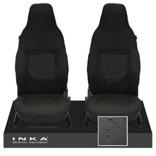Load image into Gallery viewer, Land Rover Defender Puma Front Set 1+1 Tailored Waterproof Seat Covers Black MY-2013 Onwards