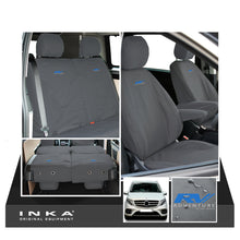 Load image into Gallery viewer, Mercedes Benz Marco Polo V-Class W447 INKA Full Set Front & Rear Tailored Waterproof Seat Covers Grey MY-2014 Onwards