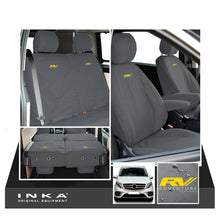 Load image into Gallery viewer, Mercedes Benz Marco Polo V-Class W447 INKA Full Set Front & Rear Tailored Waterproof Seat Covers Grey MY-2014 Onwards