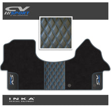 Load image into Gallery viewer, Mercedes Benz Sprinter INKA CV Sport Bentley Leatherette Front Tailored Carpet Mat Black MY18 To Present