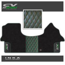 Load image into Gallery viewer, Mercedes Benz Sprinter INKA CV Sport Bentley Leatherette Front Tailored Carpet Mat Black MY18 To Present