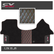 Load image into Gallery viewer, Mercedes Benz Sprinter INKA CV Sport Bentley Leatherette Front Tailored Carpet Mat Black MY18 To Present