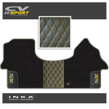 Load image into Gallery viewer, Mercedes Benz Sprinter INKA CV Sport Bentley Leatherette Front Tailored Carpet Mat Black MY18 To Present