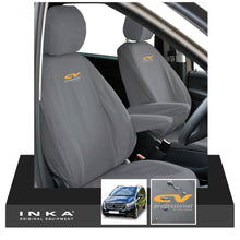 Load image into Gallery viewer, W447 Mercedes Benz Vito V-Class INKA Front 1+1 Tailored Waterproof Seat Covers Grey MY-15-20