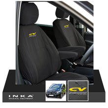 Load image into Gallery viewer, W447 Mercedes Benz Vito V-Class INKA Front 1+1 Tailored Waterproof Seat Covers Black MY-15-20