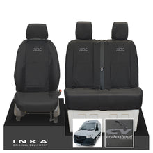 Load image into Gallery viewer, New Mercedes Benz Sprinter INKA Front Set Tailored Waterproof Seat Covers Black MY18 to Present Fits All Derivatives Choice of 7 Colours
