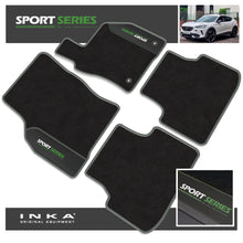 Load image into Gallery viewer, SEAT Cupra Formentor Tailored Car Mats (Front & Rear Set) with Premium Carpet & OEM Leatherette Fits MY 2020 Onwards