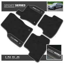 Load image into Gallery viewer, SEAT Leon Tailored Car Mats (Front & Rear Set) with Premium Carpet & OEM Leatherette Fits MY 2020 Onwards
