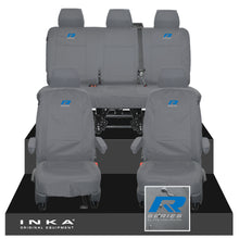 Load image into Gallery viewer, VW Transporter T6.1, T6, T5.1 INKA Front & Rear Tailored Waterproof Seat Covers Grey MY 10-24