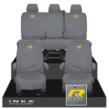 Load image into Gallery viewer, VW Transporter T6.1, T6, T5.1 INKA Front & Rear Tailored Waterproof Seat Covers Grey MY 10-24