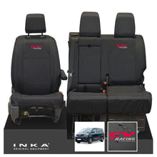 Load image into Gallery viewer, Toyota Proace INKA Front 1+2 Tailored Waterproof Seat Covers Black MY16 onwards
