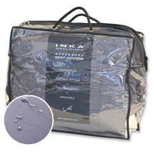 Load image into Gallery viewer, Nissan Pulsar Rear Front 1+1 Tailored Waterproof Seat Covers Set Grey MY14-16