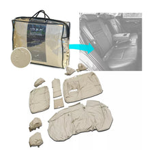 Load image into Gallery viewer, Range Rover Evoque L538 MK1 Rear 2+1 Waterproof Seat Covers Almond MY 10-15
