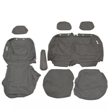 Load image into Gallery viewer, Nissan Primastar Front 1+2 Fully Tailored Waterproof Seat Covers Grey MY 22+ - Split Base & Solid Backrest