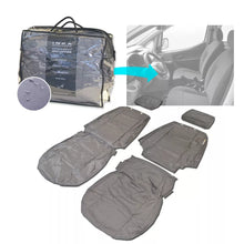 Load image into Gallery viewer, Renault Trafic Front 1+1 INKA Fully Tailored Waterproof Seat Covers Grey MY08-16
