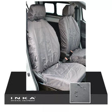 Load image into Gallery viewer, Renault Trafic Front 1+1 INKA Fully Tailored Waterproof Seat Covers Grey MY08-16