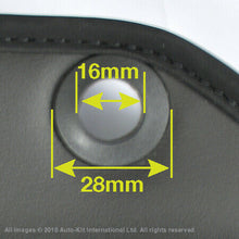 Load image into Gallery viewer, VW California T6.1,T6,T5 Inka Seatstor Seat Storage Three Pocket Organsier Tidy Black Leatherette With bespoke " California Series" embroidery