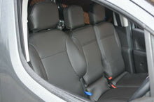 Load image into Gallery viewer, Peugeot Partner MK2 Front Tailored Seat Covers Black OEM Vinyl Leatherette MY 08-18