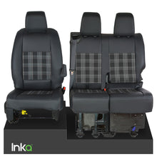 Load image into Gallery viewer, Vauxhall Vivaro MK 3 INKA Front Set Tailored Leatherette Seat Covers MY19-Present