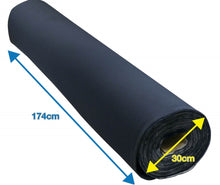 Load image into Gallery viewer, INKA Genuine VW T5 T6 Clip BLACK Fabric Seat Trimming - 1mm Scrim