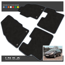 Load image into Gallery viewer, Vauxhall Corsa D Front &amp; Rear Premium Tailored Carpet Mat Set with 7x Stitch Colours Fits MY07 to MY14
