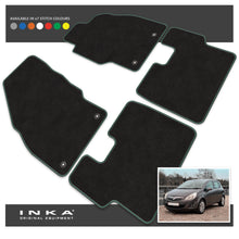Load image into Gallery viewer, Vauxhall Corsa D Front &amp; Rear Premium Tailored Carpet Mat Set with 7x Stitch Colours Fits MY07 to MY14
