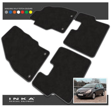 Load image into Gallery viewer, Vauxhall Corsa D Front &amp; Rear Premium Tailored Carpet Mat Set with 7x Stitch Colours Fits MY07 to MY14
