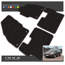 Load image into Gallery viewer, Vauxhall Corsa D Front &amp; Rear Premium Tailored Carpet Mat Set with 7x Stitch Colours Fits MY07 to MY14
