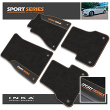 Load image into Gallery viewer, Audi A6 Tailored Car Mats (Front &amp; Rear Set) with Premium Carpet &amp; OEM Leatherette Fits MY 2011-2019
