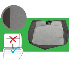 Load image into Gallery viewer, VW Transporter T6 &amp; T5.1 OEM genuine original Austin Titanium Black Front &amp; Rear Seat Covers replacements for seat re-trims repairs
