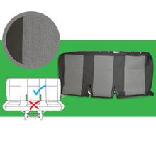 Load image into Gallery viewer, VW Transporter T6 &amp; T5.1 OEM genuine original Austin Titanium Black Front &amp; Rear Seat Covers replacements for seat re-trims repairs
