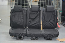 Load image into Gallery viewer, Ford Transit Tourneo Connect MK1 MY03-13 Rear Set Tailored Waterproof Seat Covers In Black
